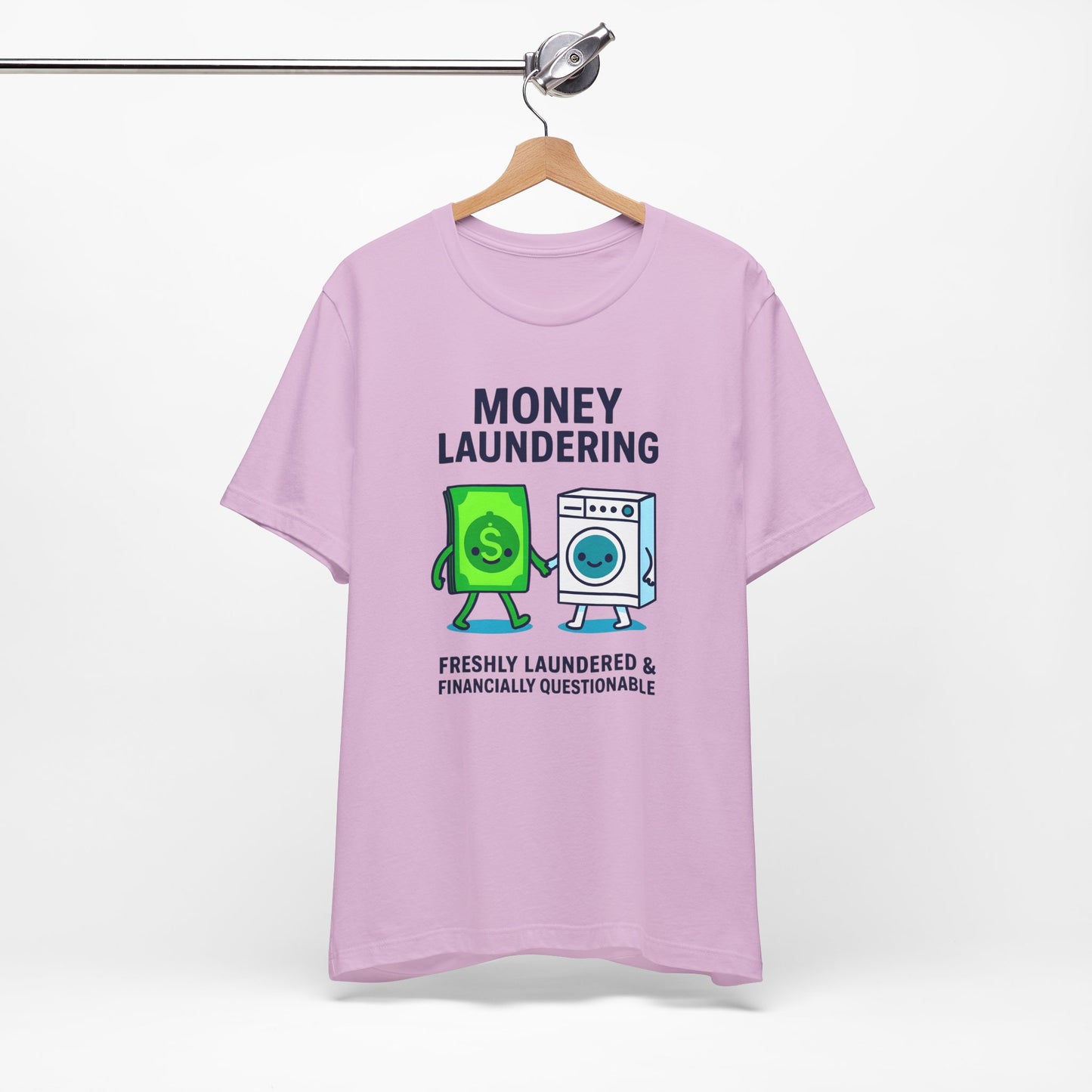 Women's Funny Money Laundering Unisex Jersey Short Sleeve Tee