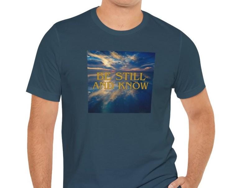 Men's Be Still and Know Jersey Short Sleeve Tee