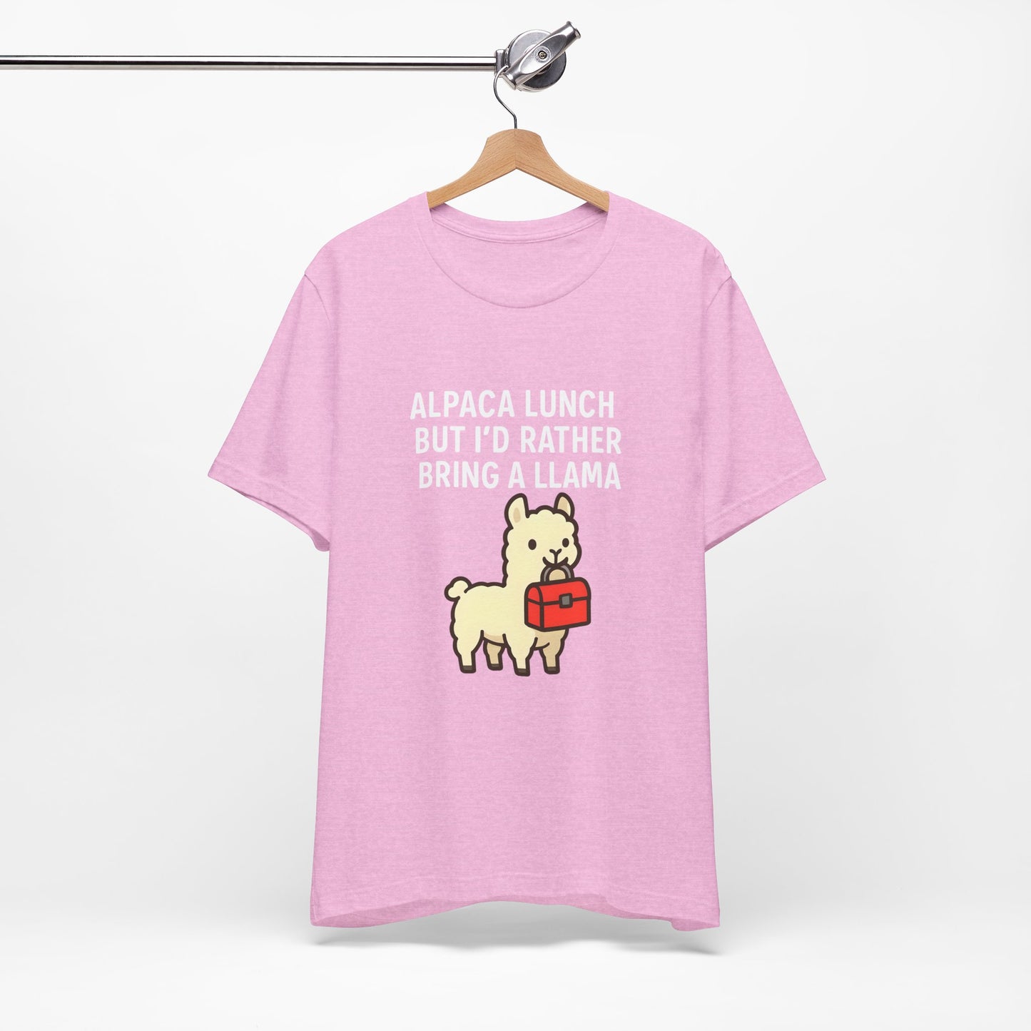 Women's Llama Lunch Adult Jersey Short Sleeve Tee Sz. S-5XL