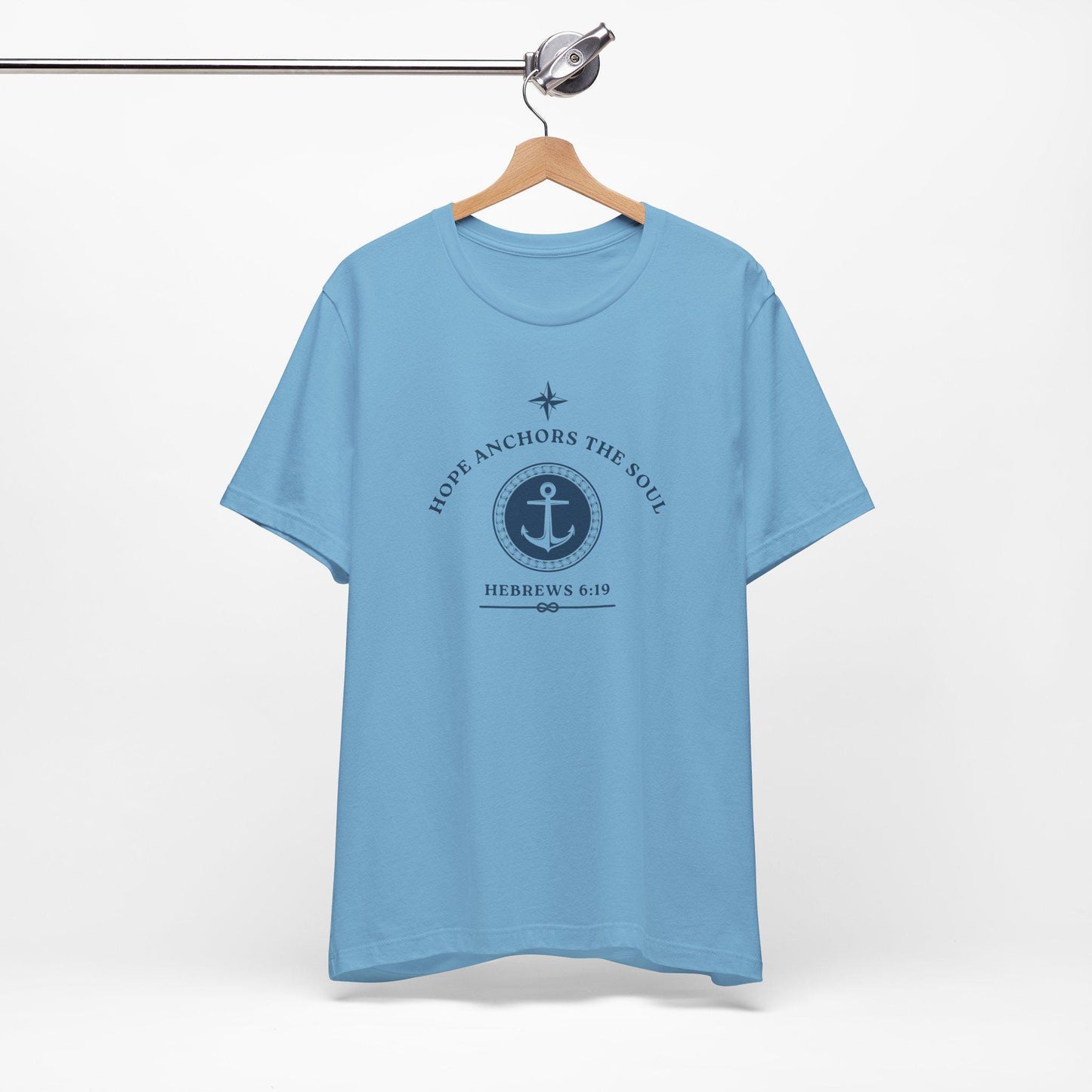Women's Hope Anchors the Soul Christian Short Sleeve Tee