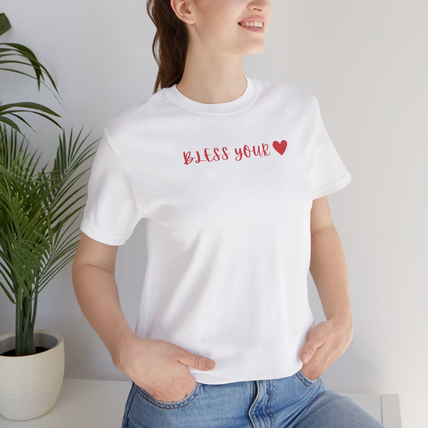 Women's Bless Your Heart Jersey Short Sleeve Tee