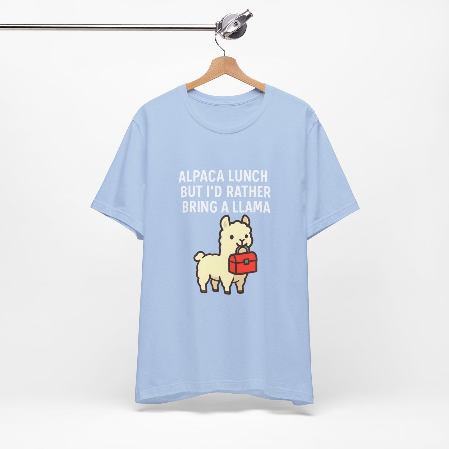 Women's Llama Lunch Adult Jersey Short Sleeve Tee Sz. S-5XL