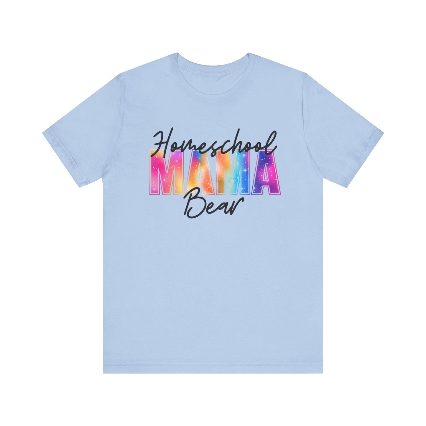 Homeschool Mama Bear Jersey Short Sleeve Tee Sz. S-5XL