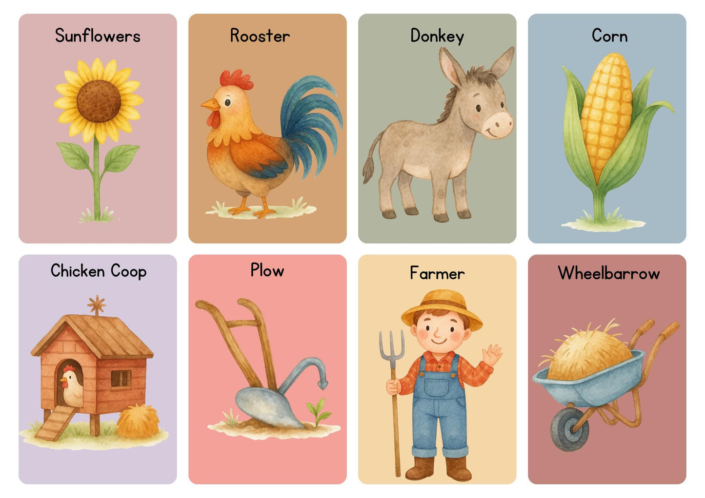 Farm Animal Headbands Game: Kids' Guessing Activity