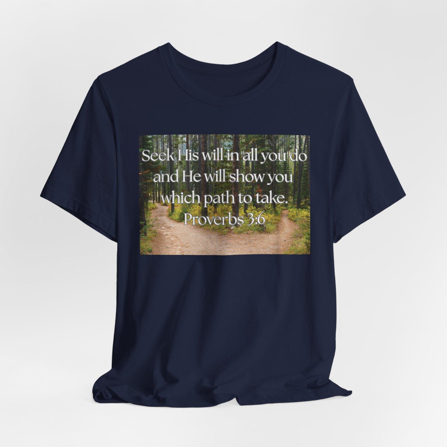 Women's Seek His Will Christian Short Sleeve Tee