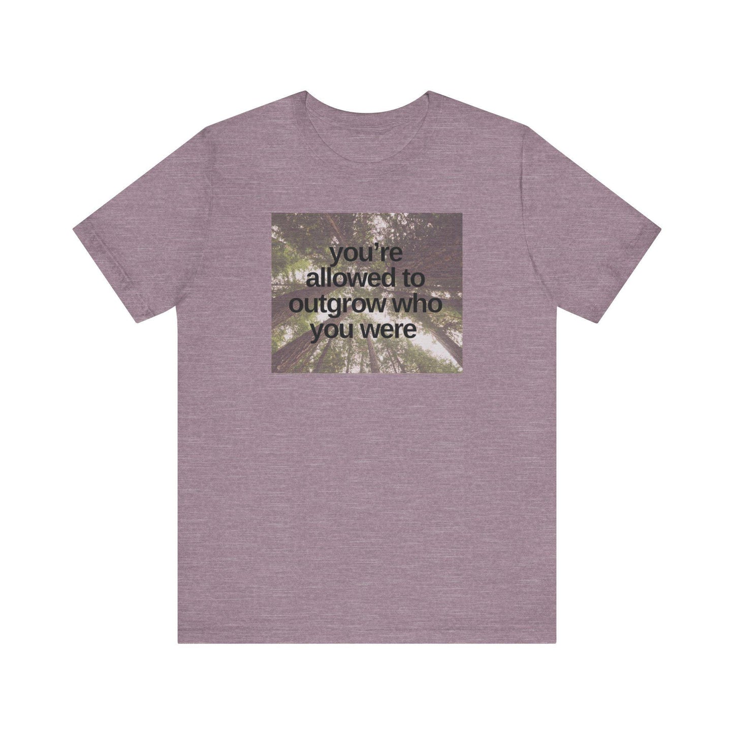 Men's Outgrow Who You Were Jersey Short Sleeve Tee