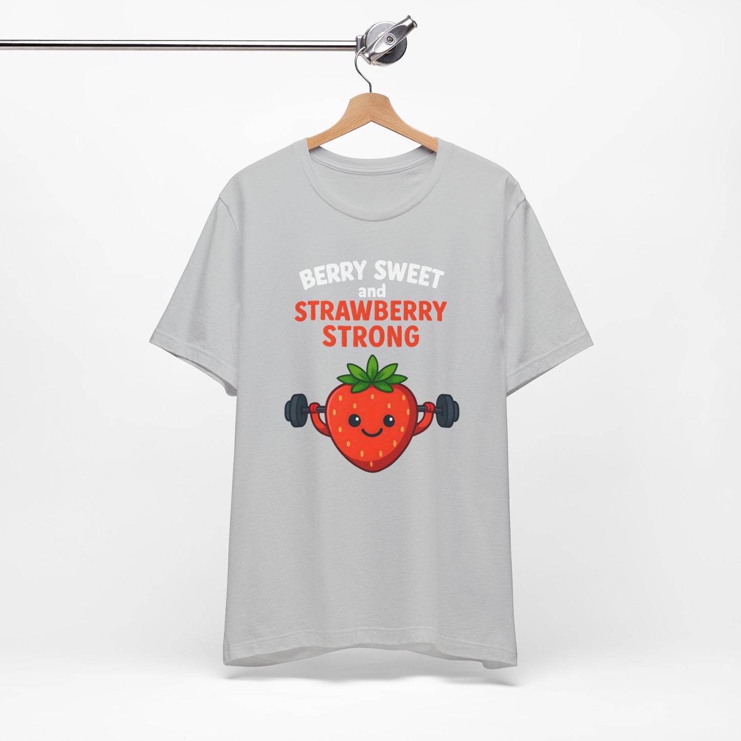 Strawberry Strong Jersey Short Sleeve Tee Sz. S-5XL