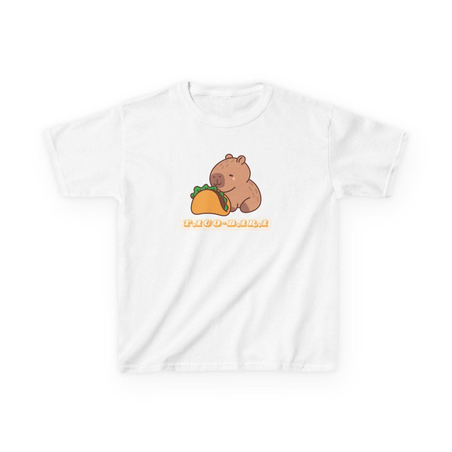 Kids Cute Capybara Taco-Bara Funny T-Shirt