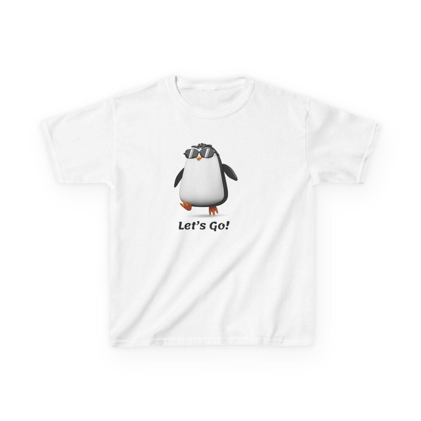 Kids Penguin Tee, Let's Go Shirt