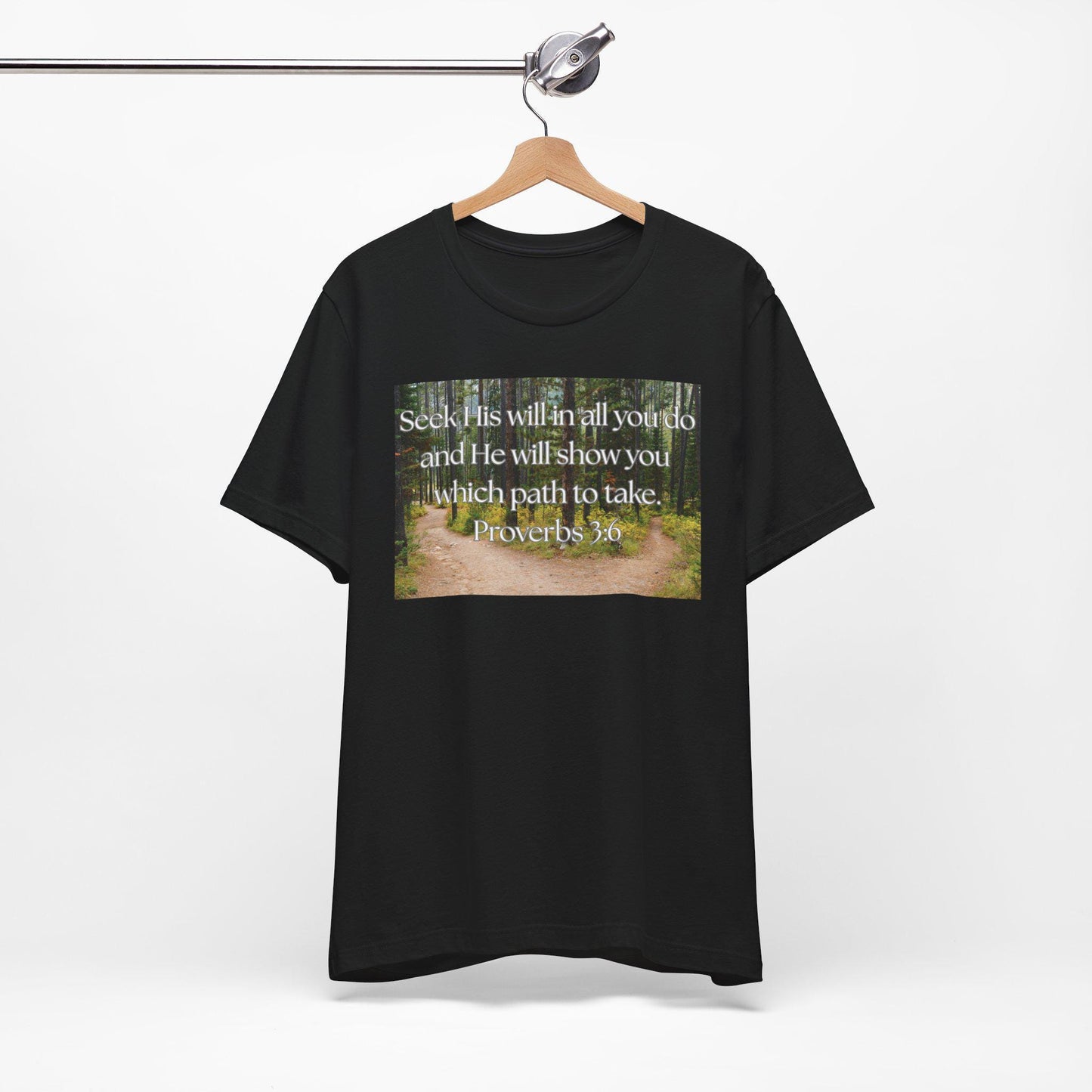 Women's Seek His Will Christian Short Sleeve Tee