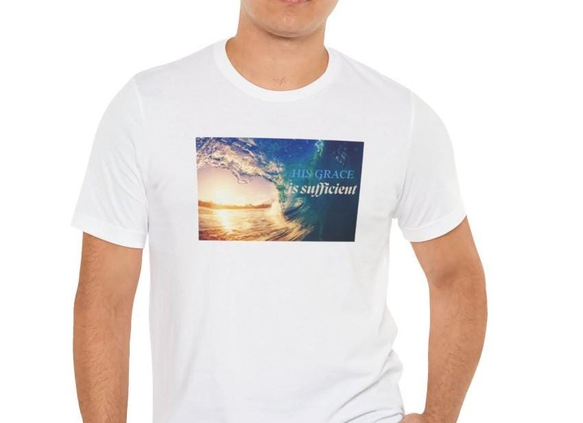 Men's His Grace Is Sufficient Christian Tee