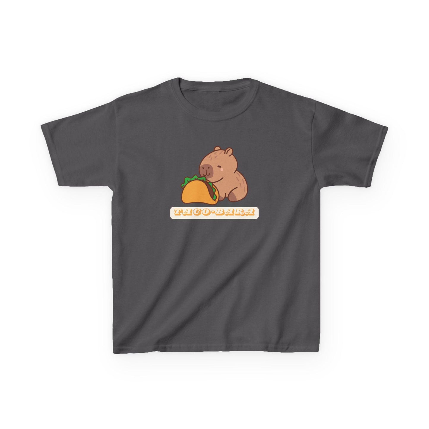 Kids Cute Capybara Taco-Bara Funny T-Shirt
