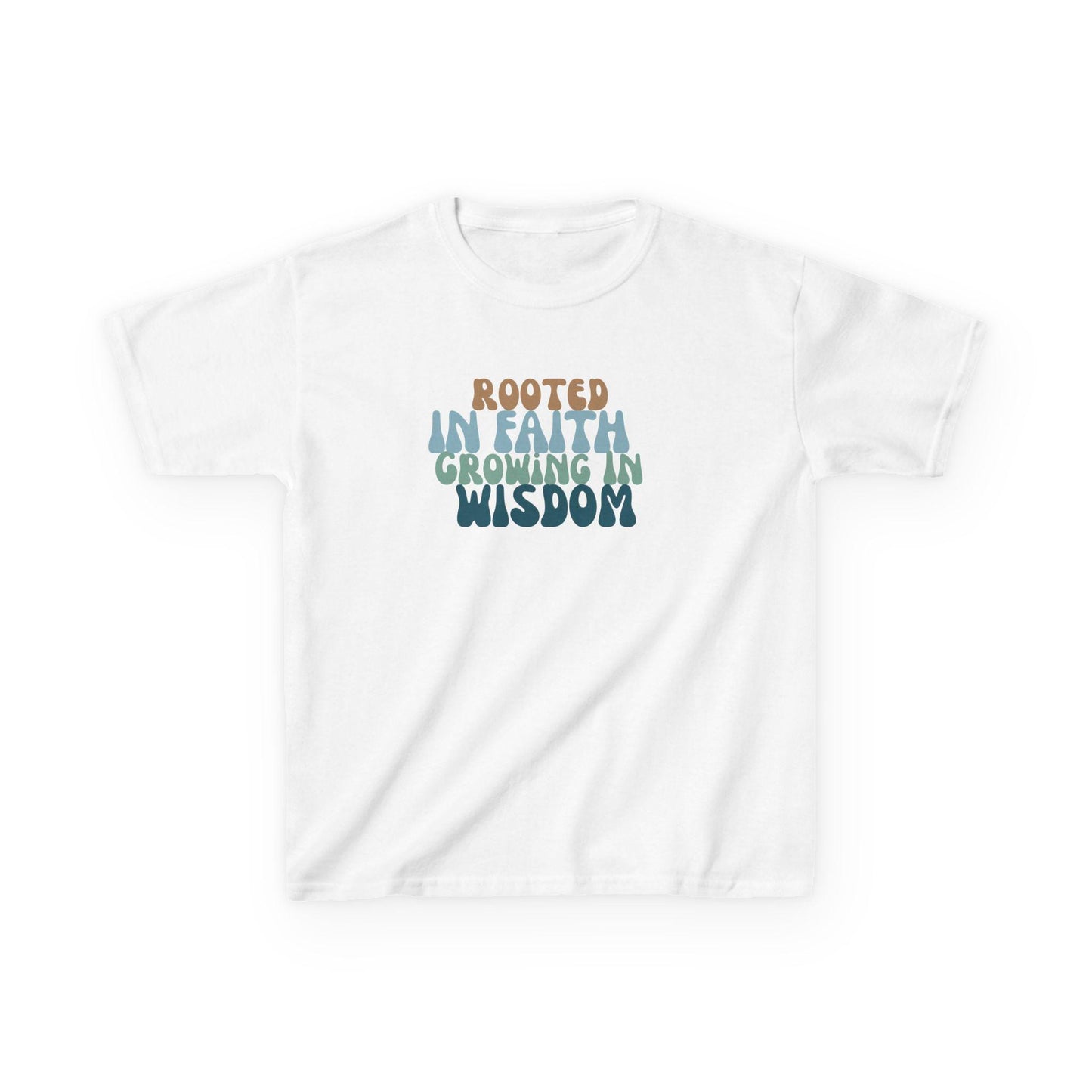 Kids Christian Homeschool Faith and Wisdom Tee