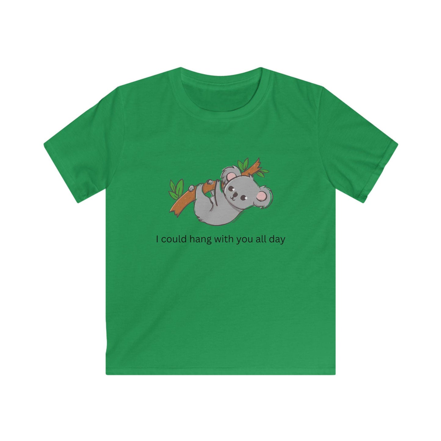 Kids I Could Hang with You All Day Koala Softstyle Tee