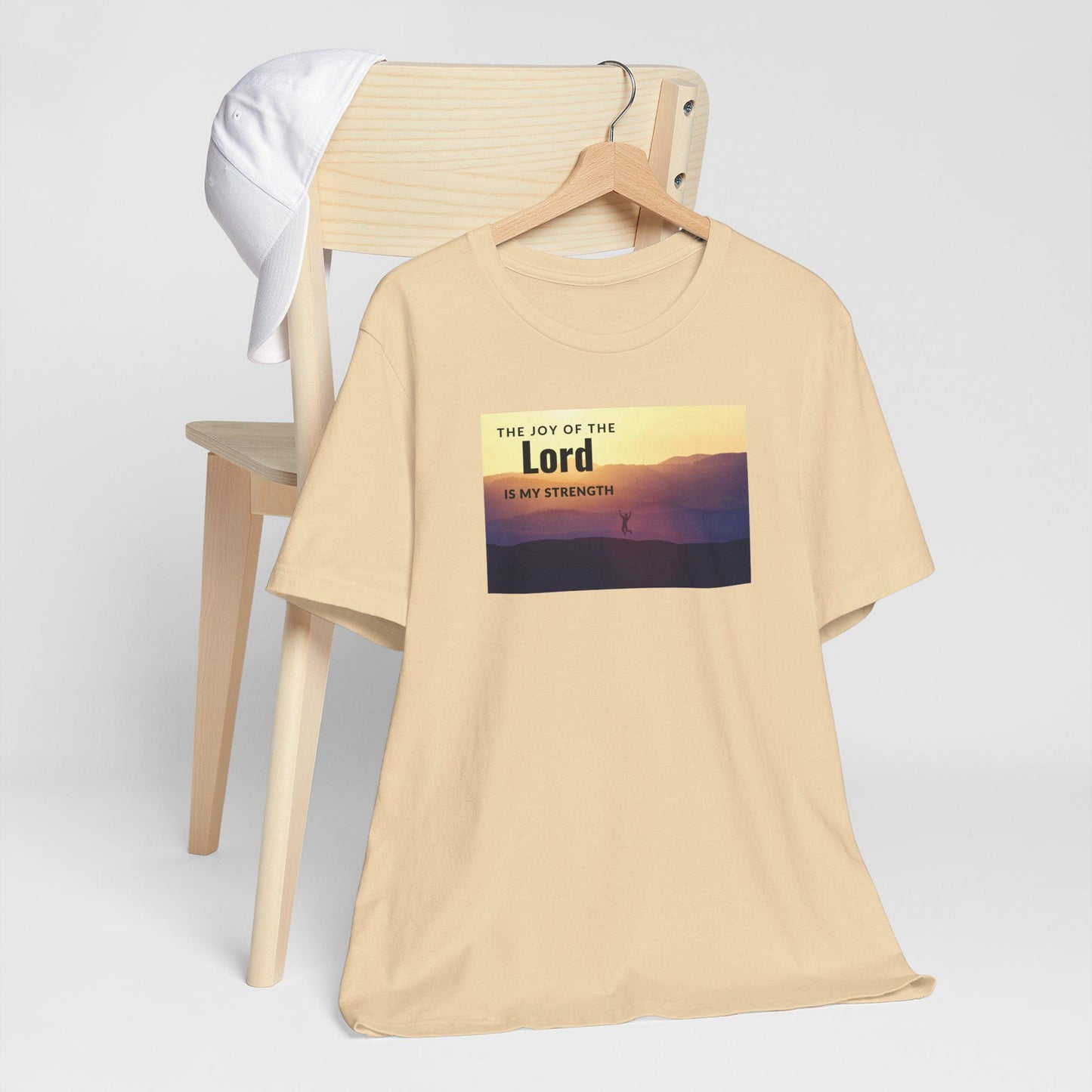 Women's the Joy of the Lord is My Strength Christian Tee