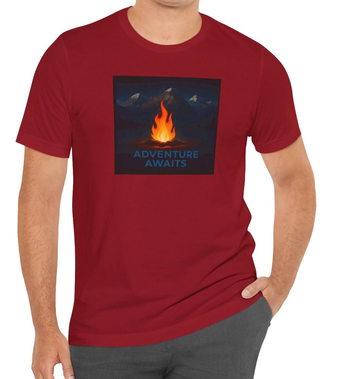 Men's Adventure Awaits Jersey Short Sleeve Tee