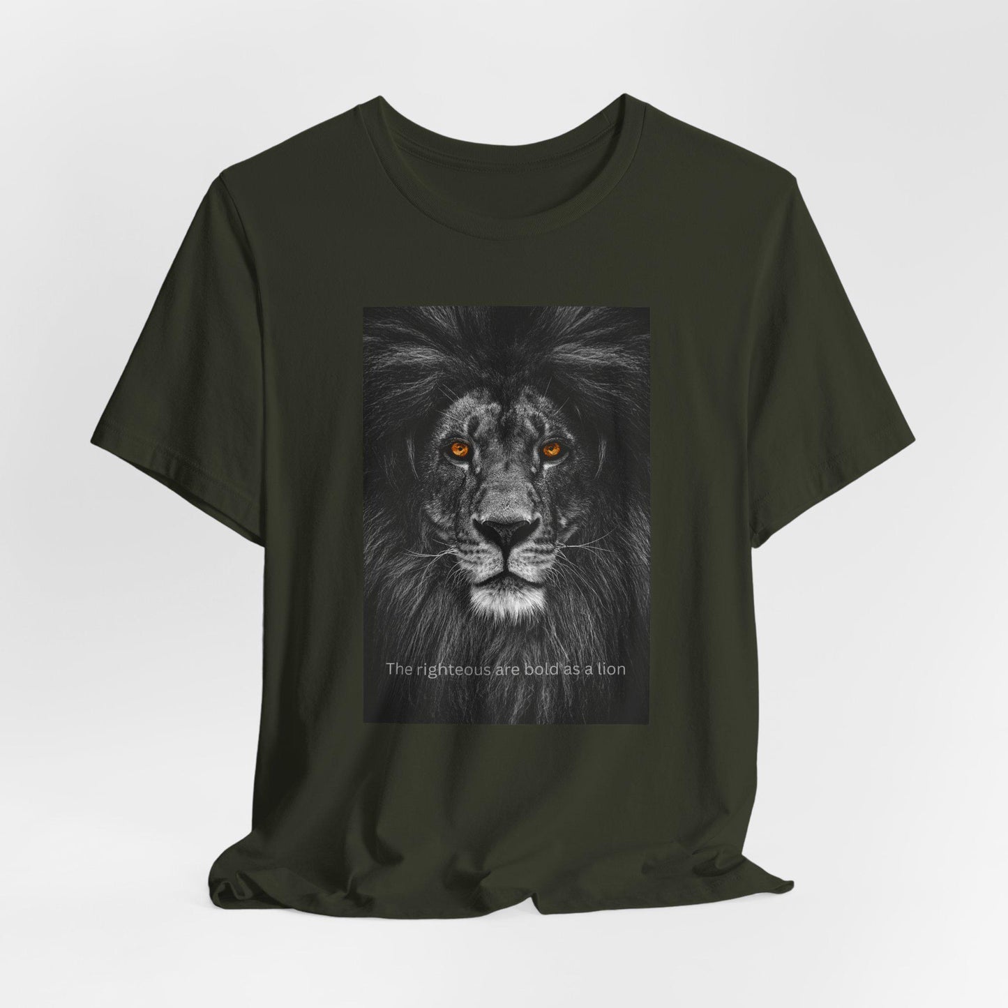 Women's Christian Bold as a Lion Short Sleeve Tee