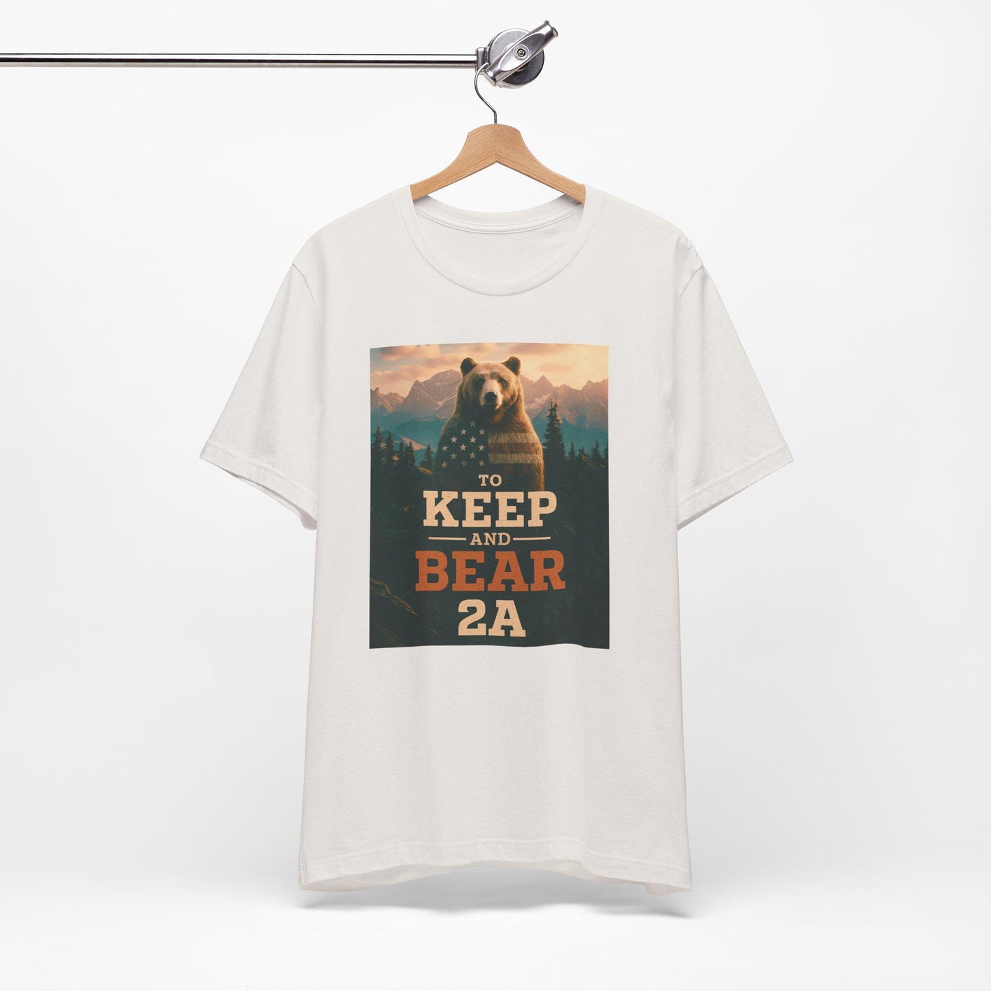 To Keep and Bear 2A T-Shirt, Patriotic Bear Second Amendment Tee