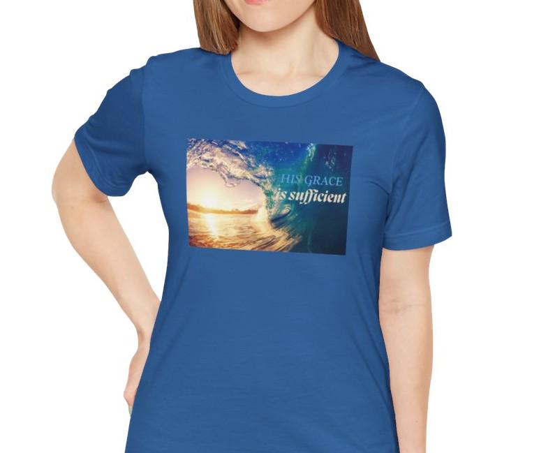 Women's His Grace Is Sufficient Christian Tee