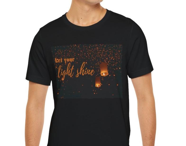 Men's Let Your Light Shine Jersey Short Sleeve Tee