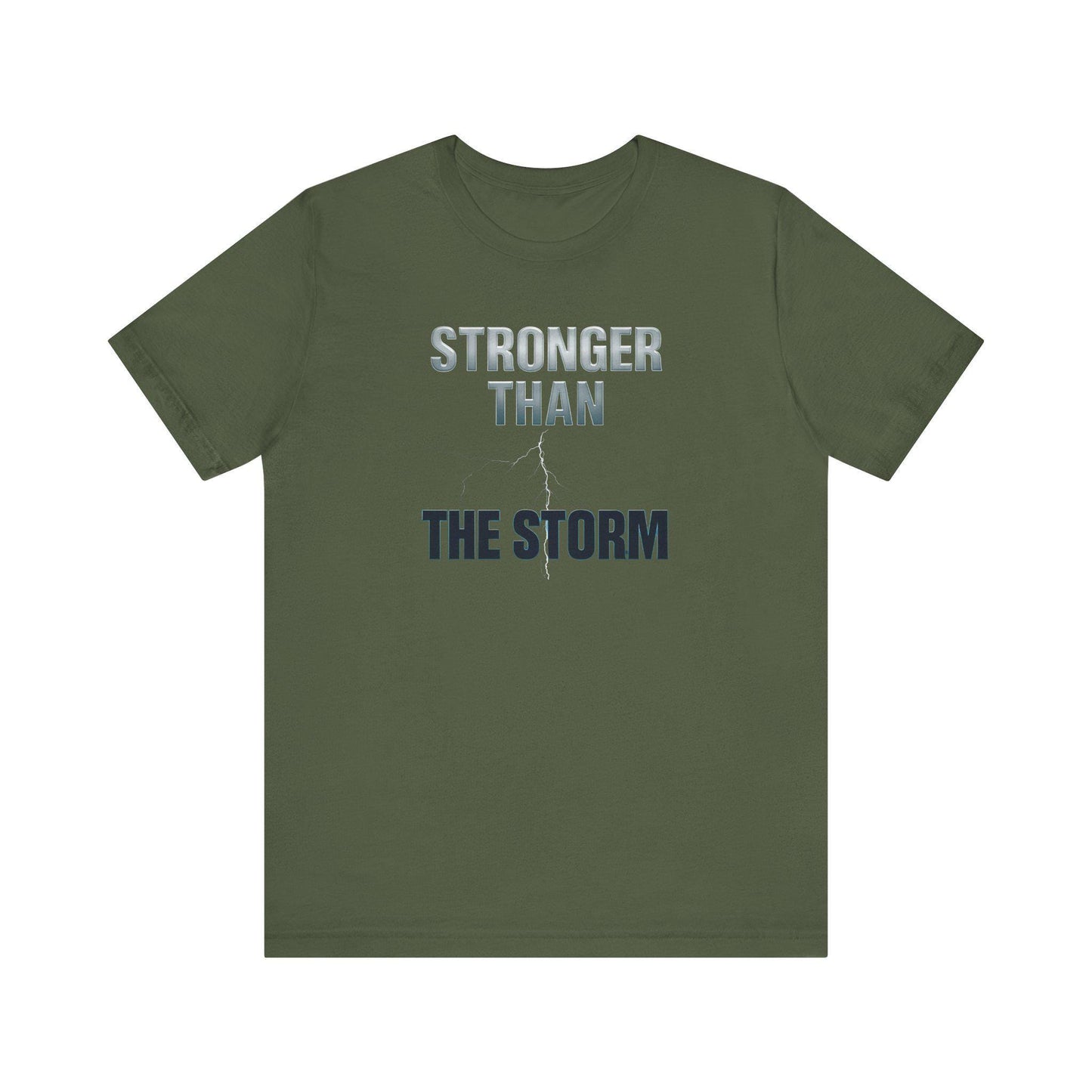Stronger than the Storm Men's Jersey Short Sleeve Tee