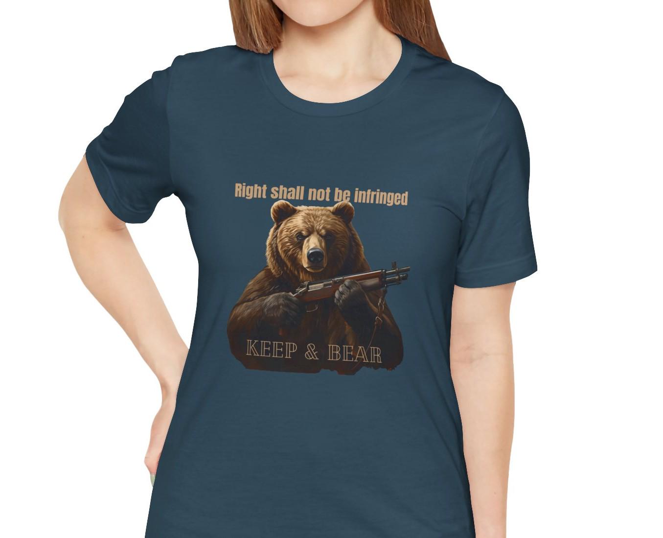 Right Shall Not Be Infringed T-Shirt, Keep & Bear 2A Tee