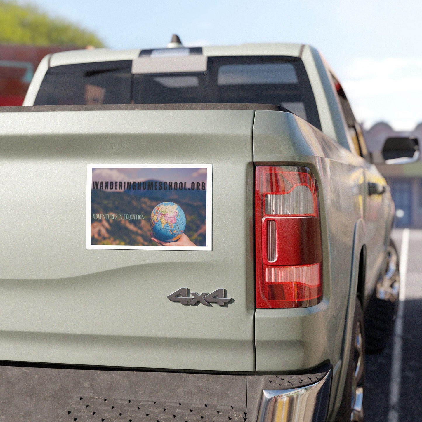 WanderingHomeschool.org Car Magnet - Adventures in Education