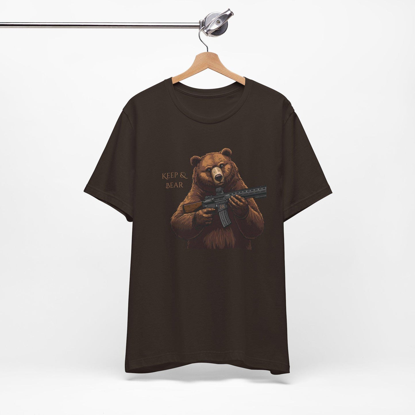 Keep and Bear 2A AR Rifle T-Shirt, Second Amendment Tee for Men and Women