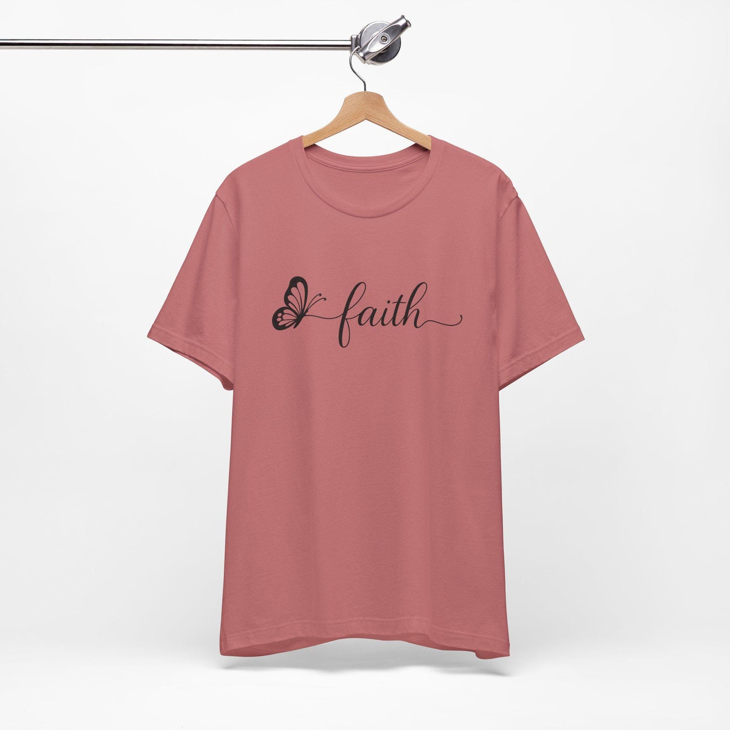 Women's Butterfly Faith Jersey Short Sleeve Tee