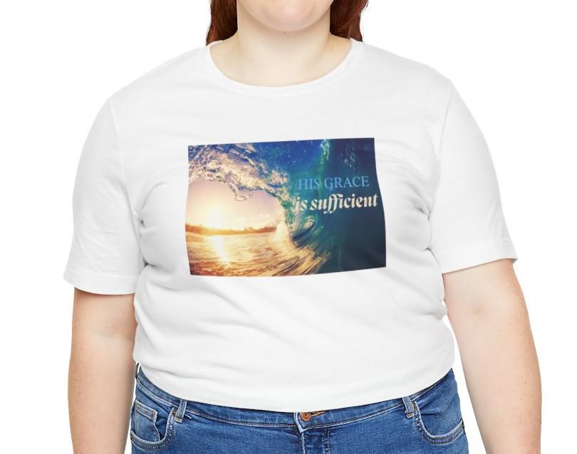 Women's His Grace Is Sufficient Christian Tee