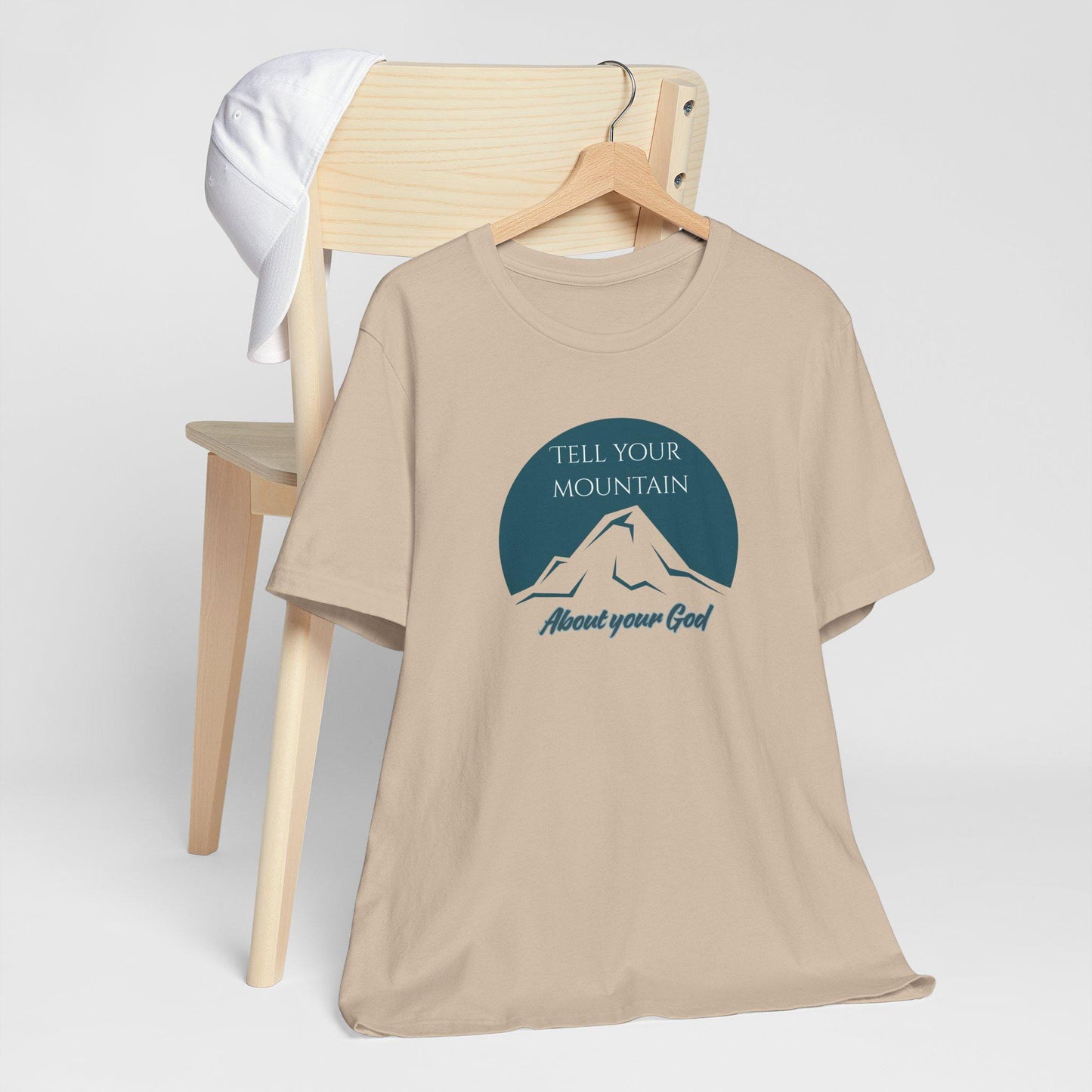 Women's Tell Your Mountain About Your God Christian Short Sleeve Tee
