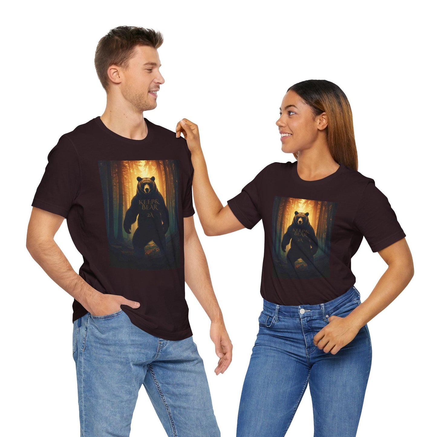 Keep & Bear 2A T-Shirt, Pro Second Amendment Tee for Men and Women