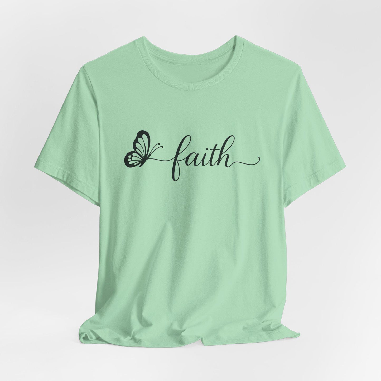 Women's Butterfly Faith Jersey Short Sleeve Tee