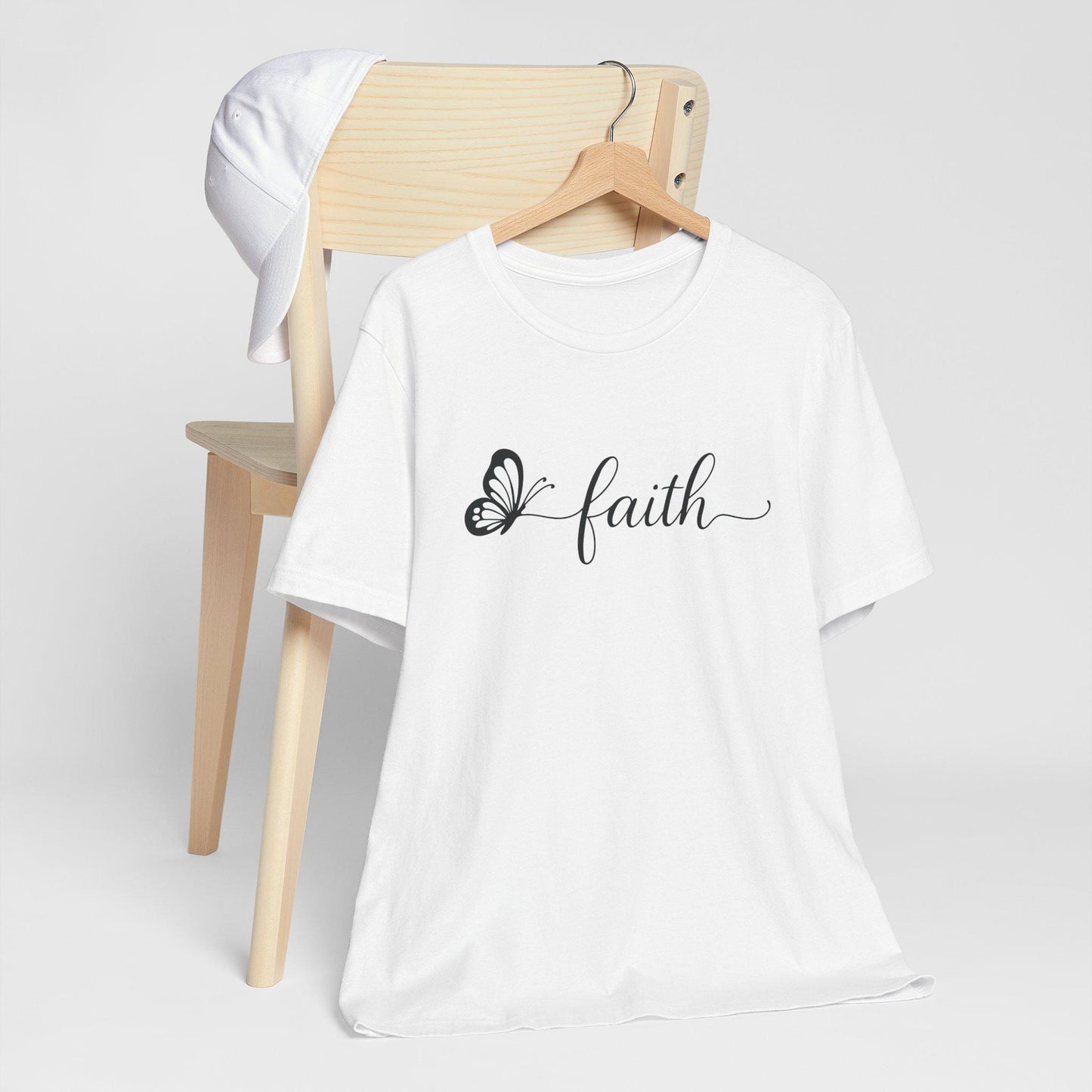 Women's Butterfly Faith Jersey Short Sleeve Tee