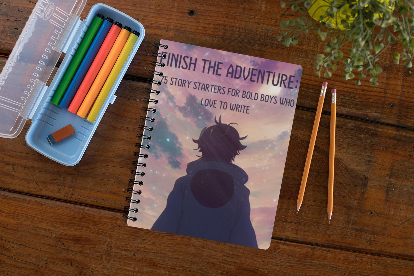 Story Starters Writing Workbook: Adventure Prompts for Boys