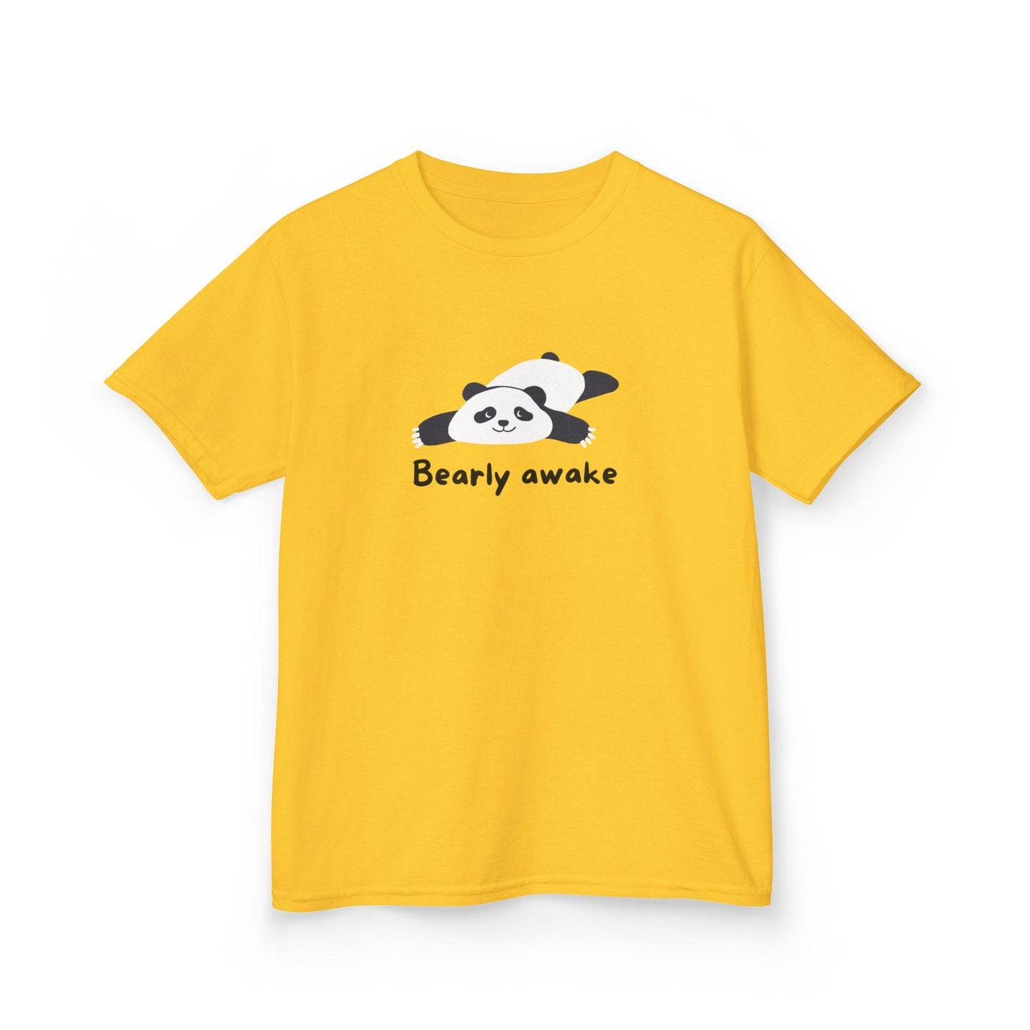 Kids Bearly Awake Panda Heavy Cotton™ Tee