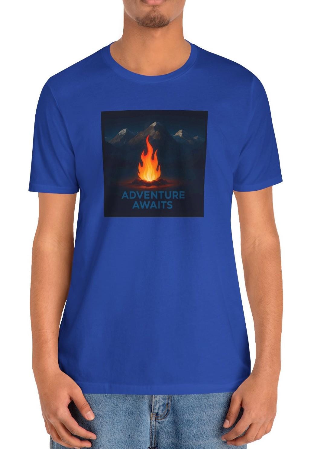 Men's Adventure Awaits Jersey Short Sleeve Tee