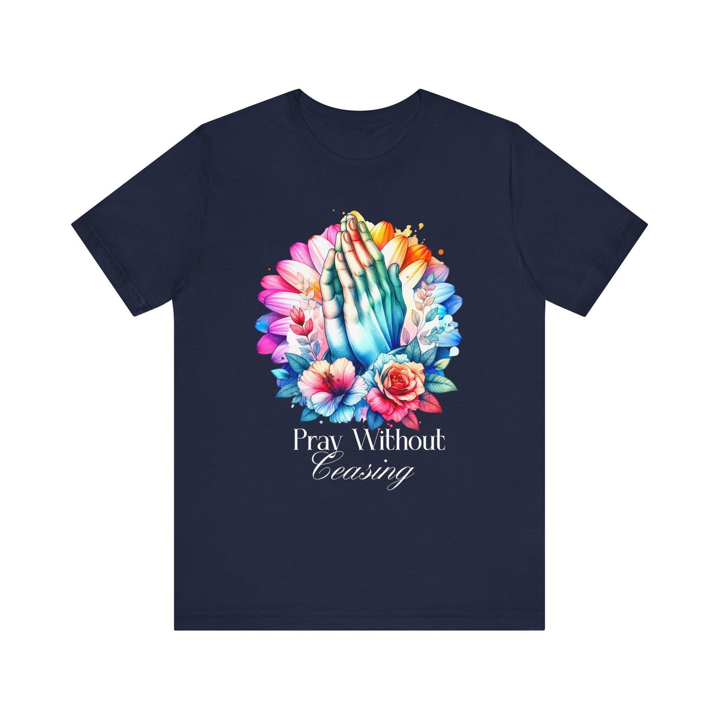 Women's Pray Without Ceasing  Jersey Short Sleeve Tee