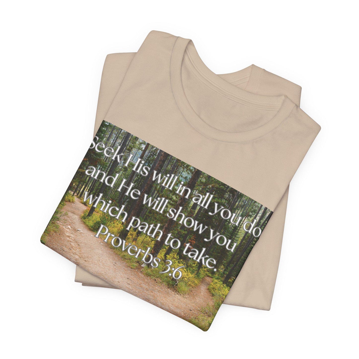 Women's Seek His Will Christian Short Sleeve Tee
