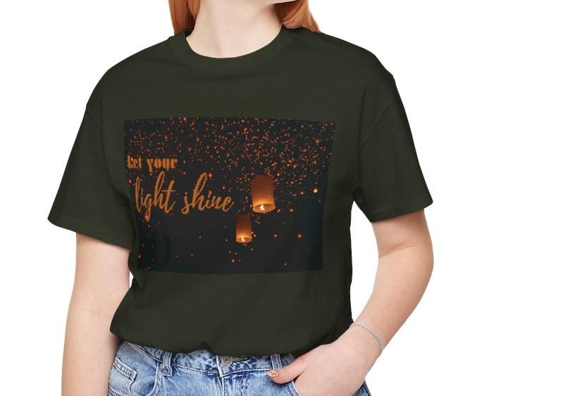 Women's Let Your Light Shine Jersey Short Sleeve Tee