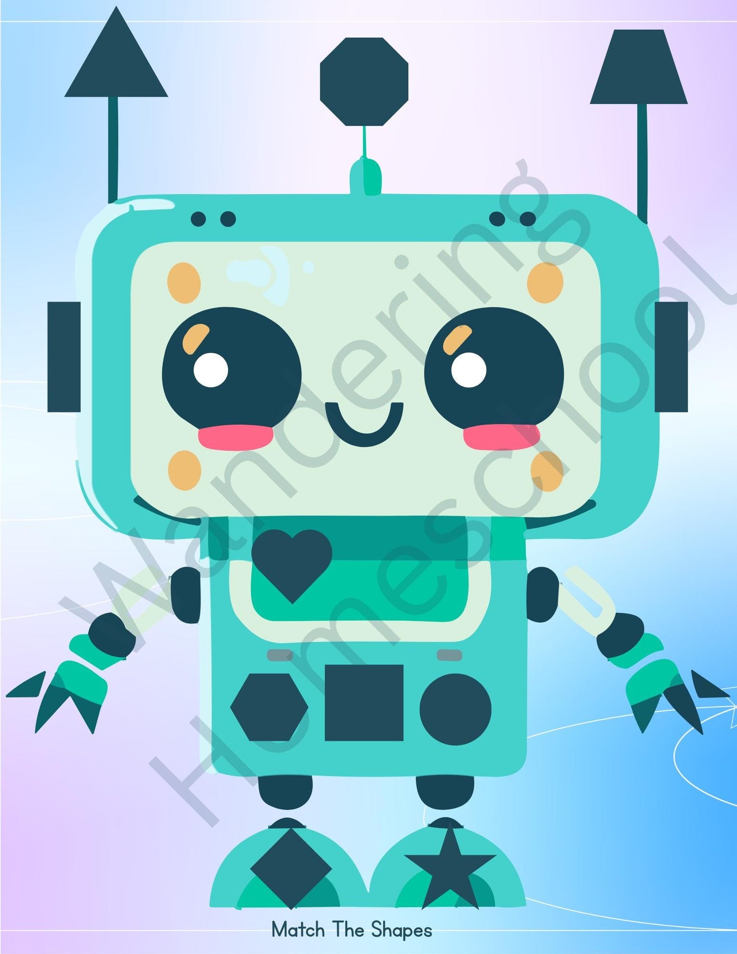 Shape Sorting Early Education Activity