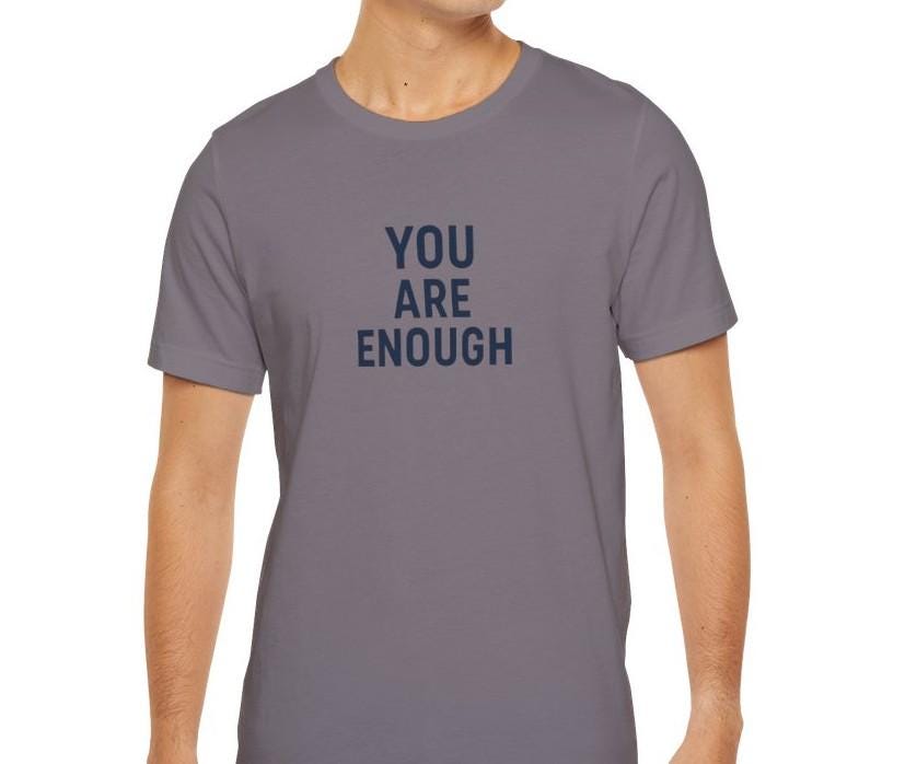 Men's You Are Enough Jersey Short Sleeve Tee