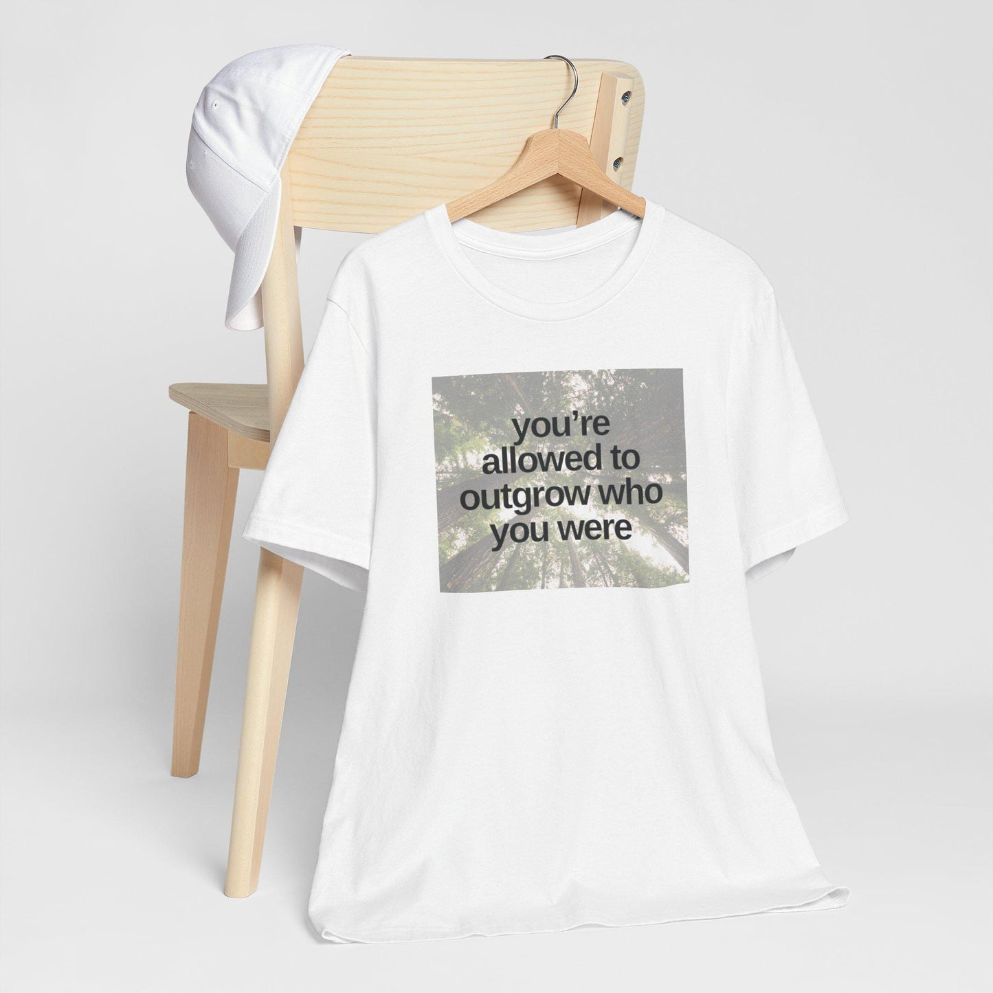 Men's Outgrow Who You Were Jersey Short Sleeve Tee