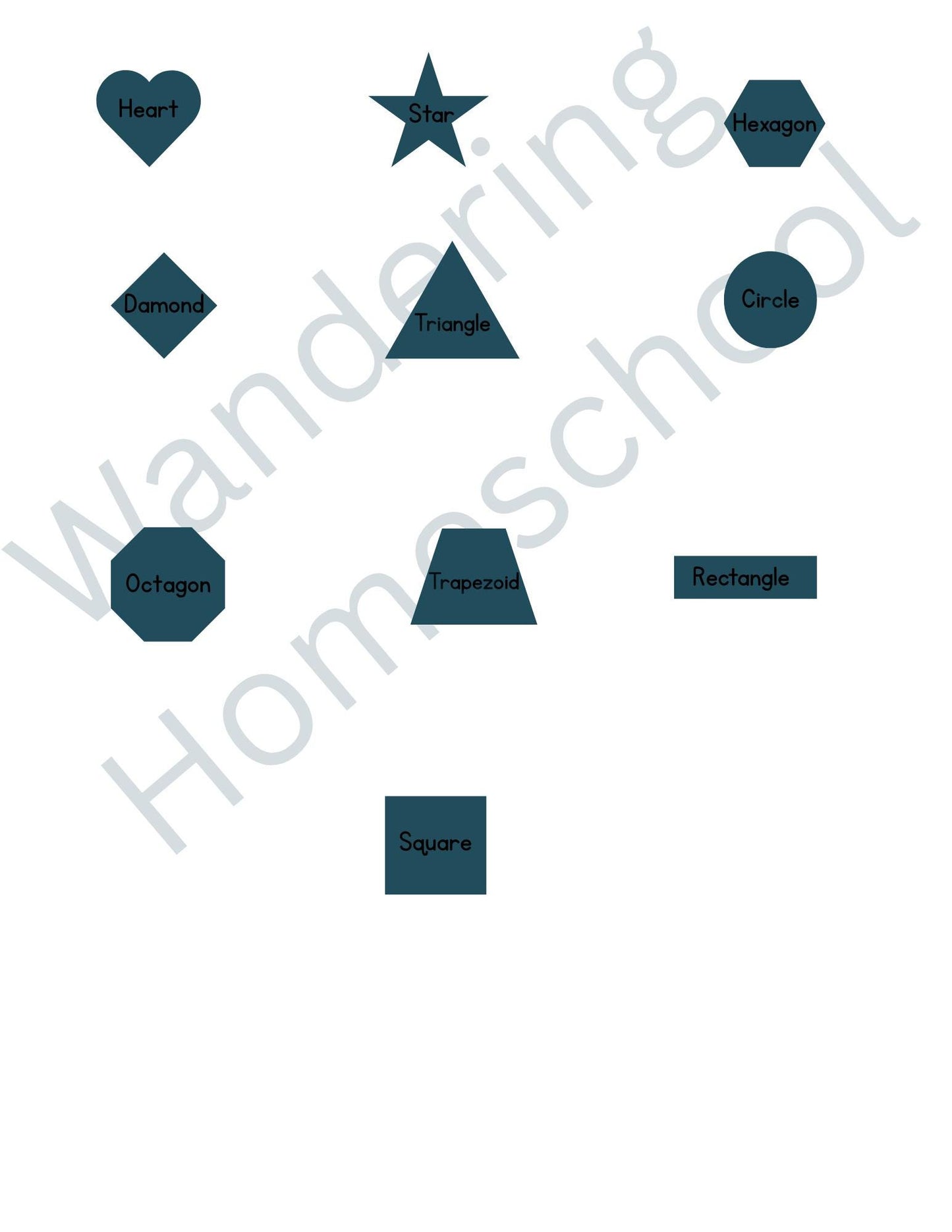 Shape Sorting Early Education Activity